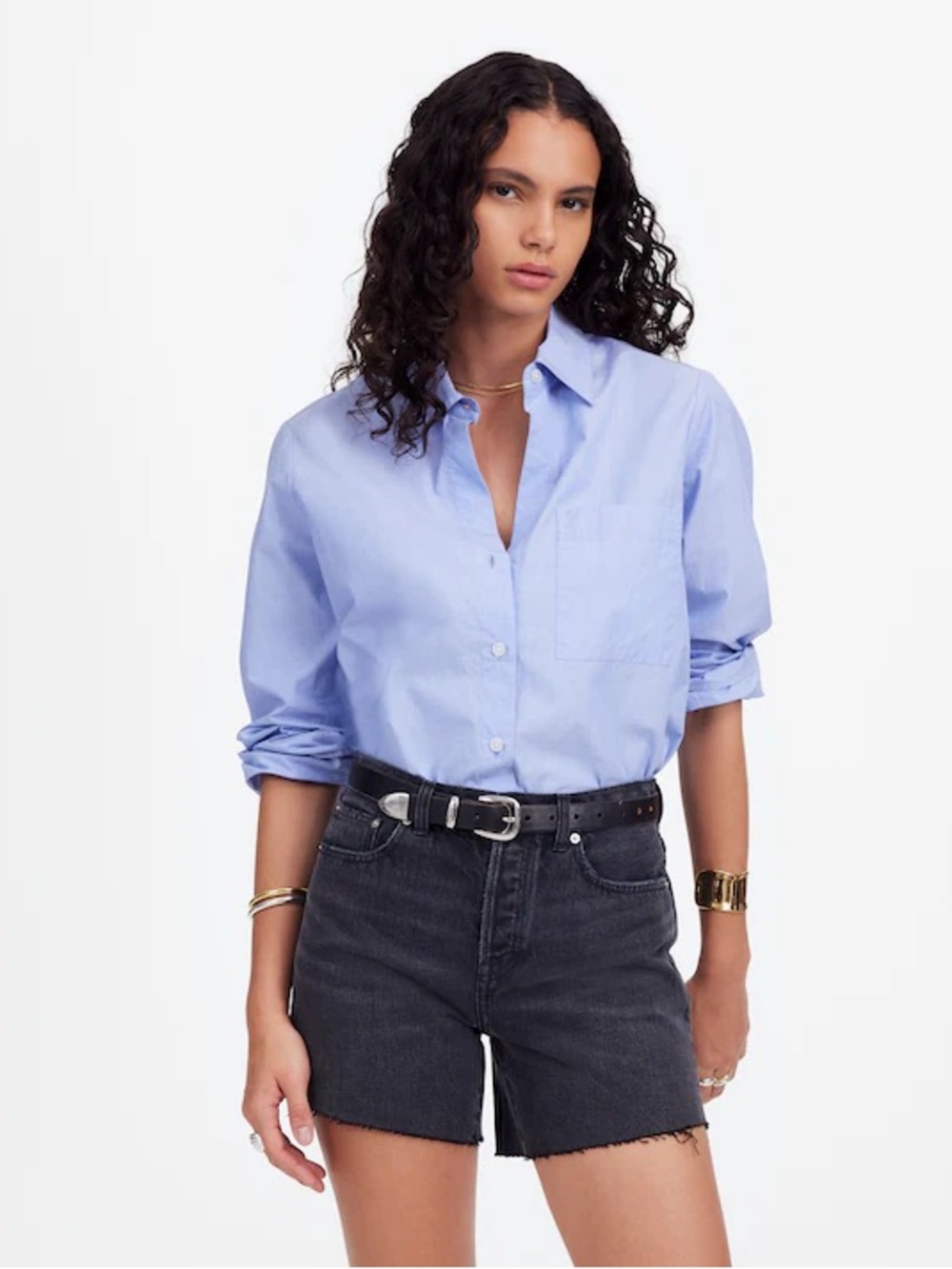 Madewell The Brynn Long Short in Levin Wash NWT